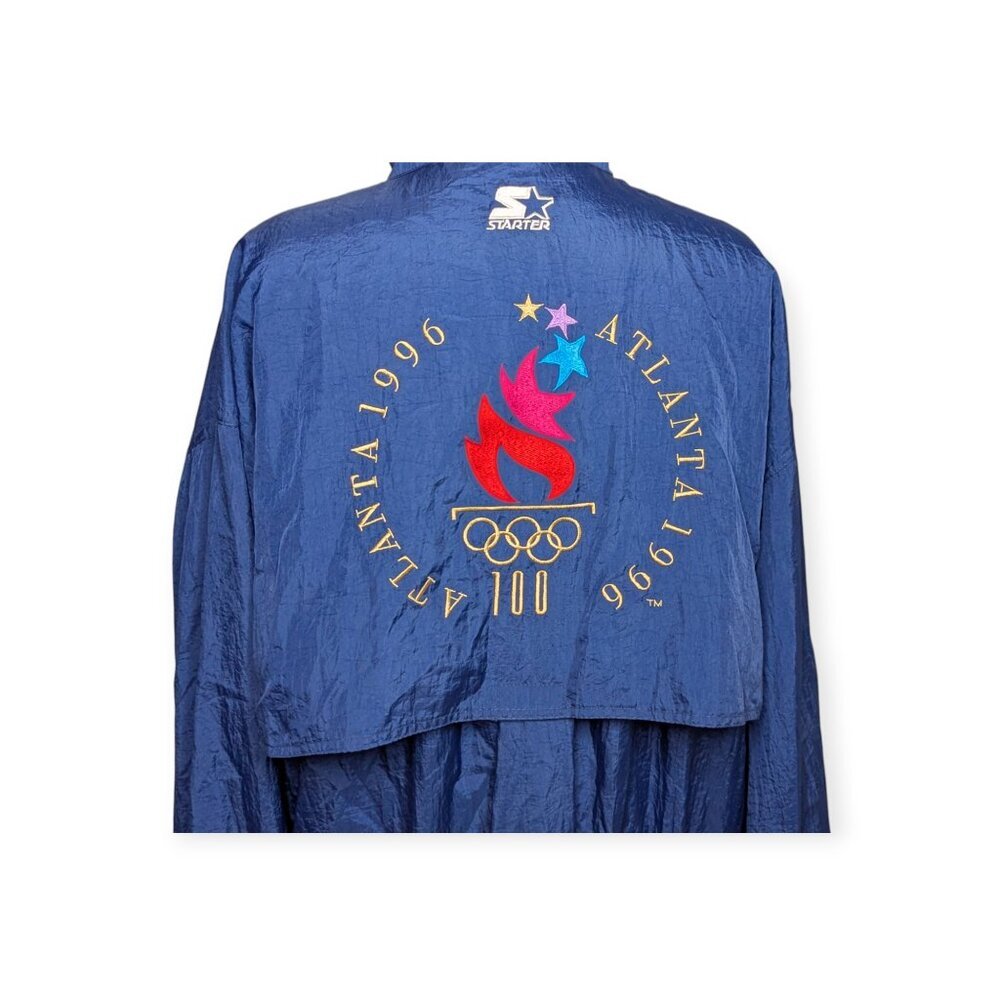 Vintage 1996 Atlantic Olympic Games Collection Starter Full Zip Jacket Size XL